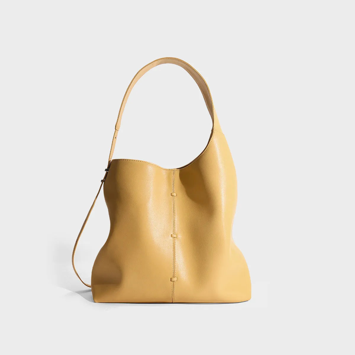 Large Capacity Women's Leather Underarm Bag - Bellarte Enchanté Large Capacity Women's Leather Underarm Bag